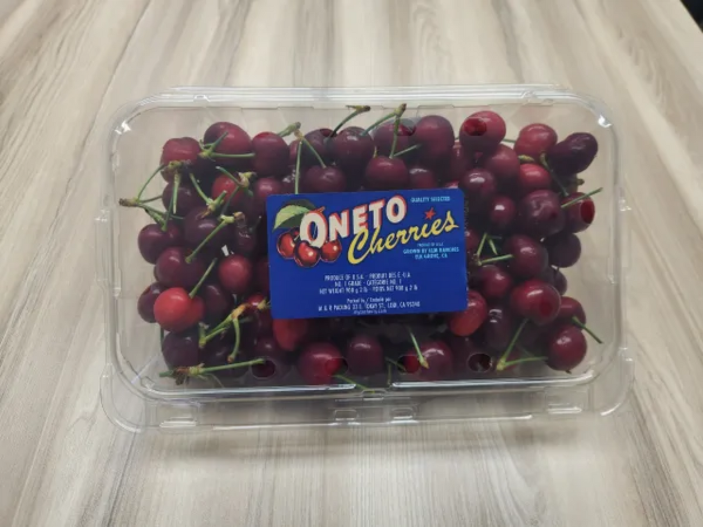 2lb Clamshell Cherry Box